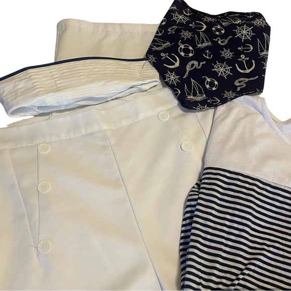 Sailor Costume Men Adult Medium 4 Piece Sexy - Picture 5 of 16